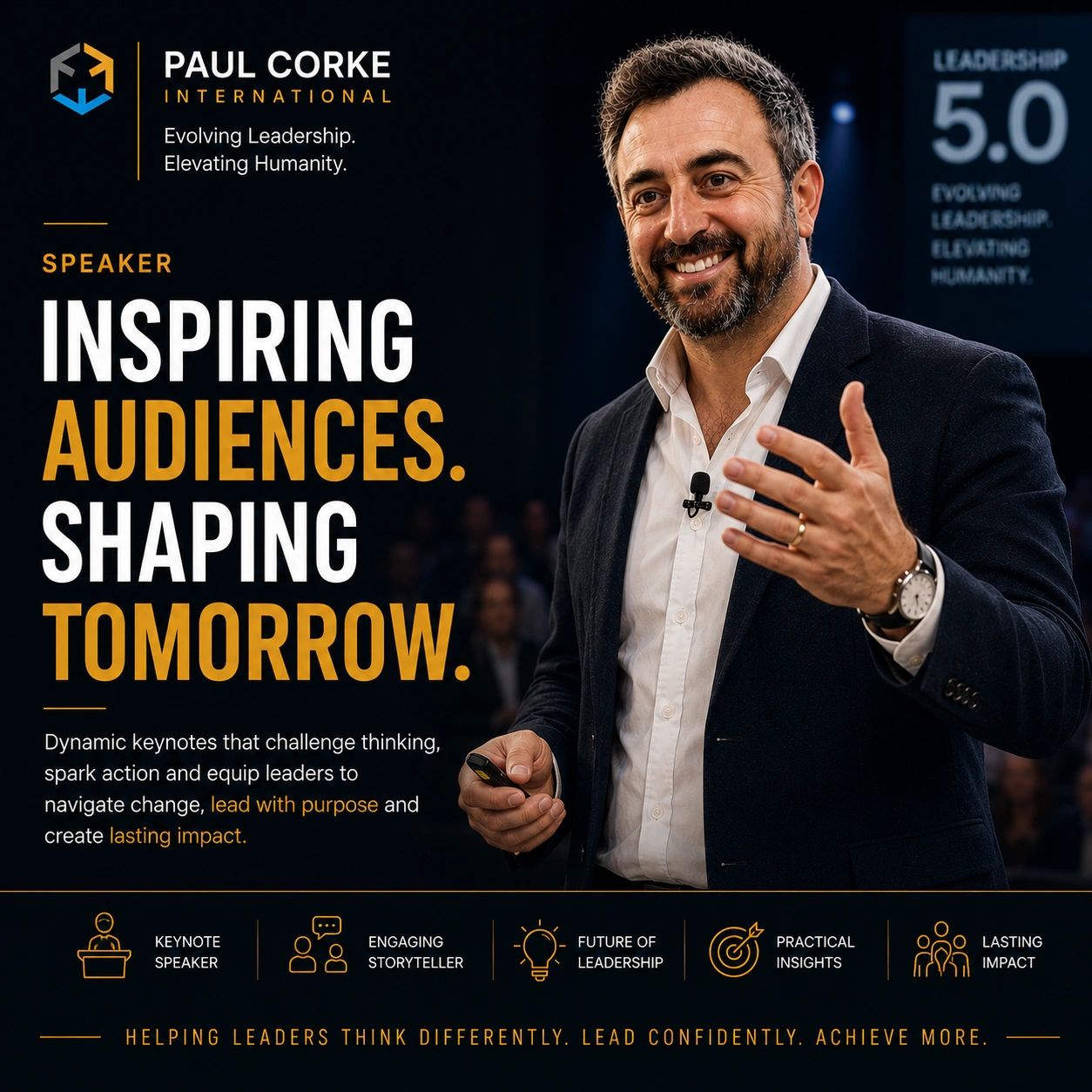 Paul Corke - Keynote Speaker - Future Ready Leadership 