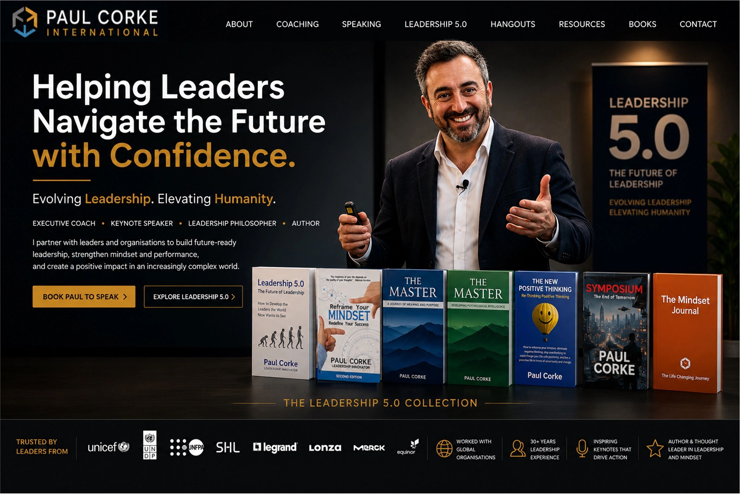 Paul Corke International - Executive Coach, Keynote Speaker, leadership Philosopher and Author