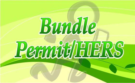 Permit service and HERS testing bundle.