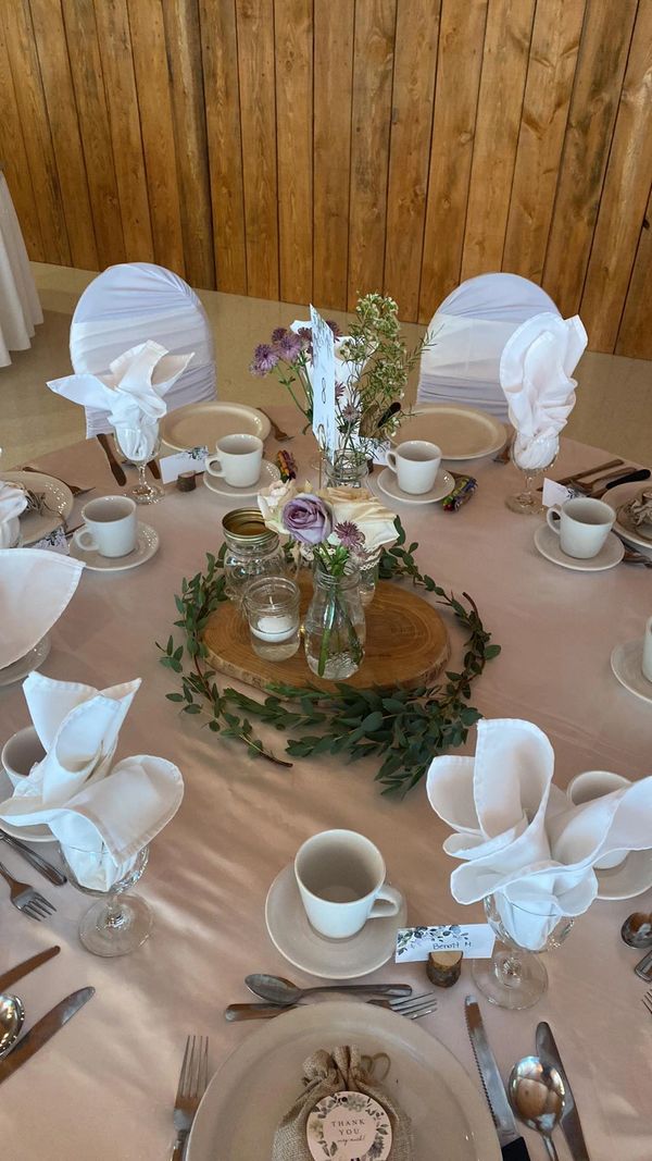 Atelier du Moulin - Centre de table mariage  bud vases pour mariage champêtre  placemark soliflore