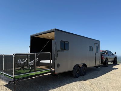 Brand new 20’ Custom Toy hauler suv towable completely off grid fits Polaris ranger crew tiny home 