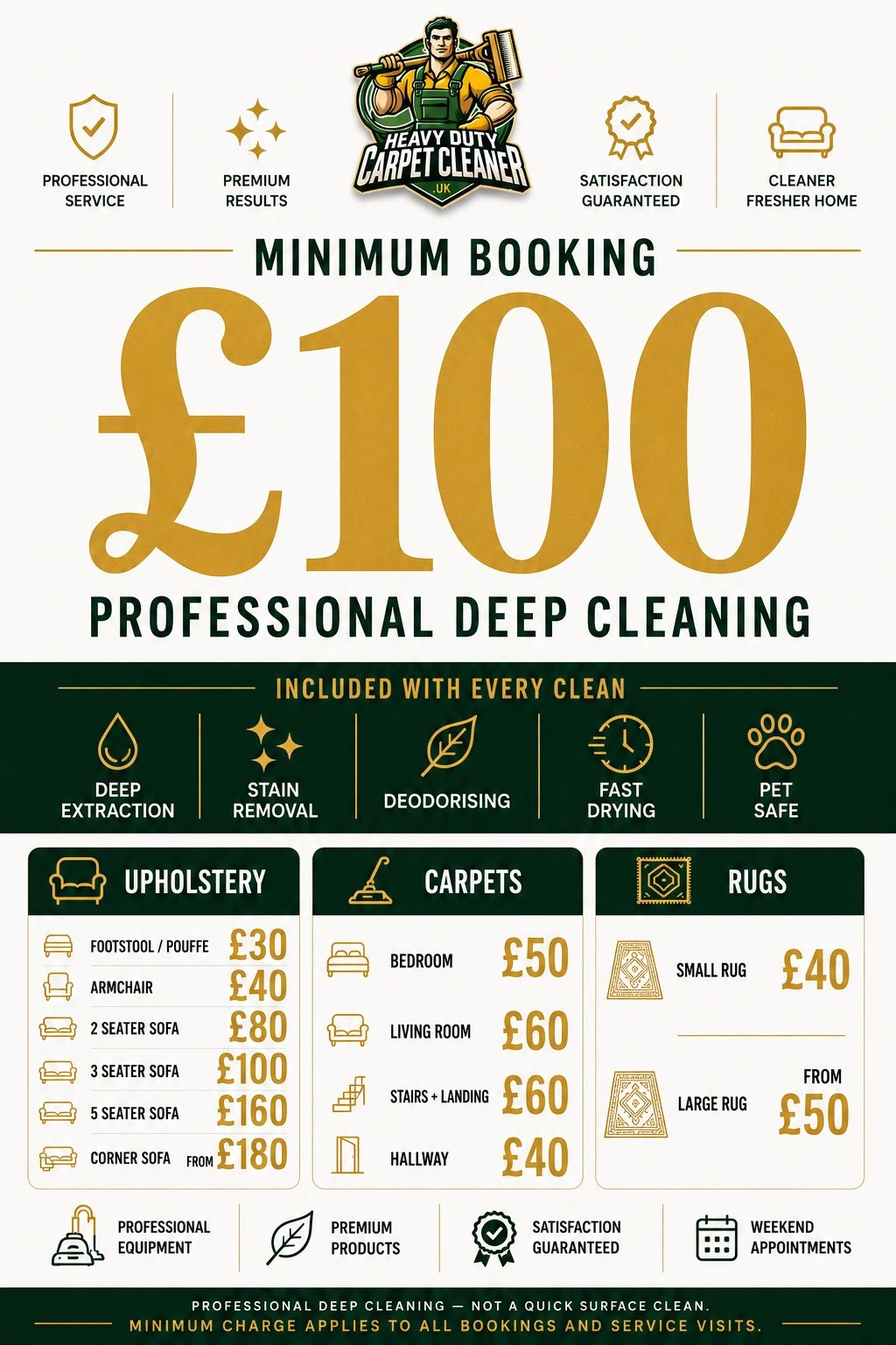 Heavy Duty Carpet Cleaner Price List Image