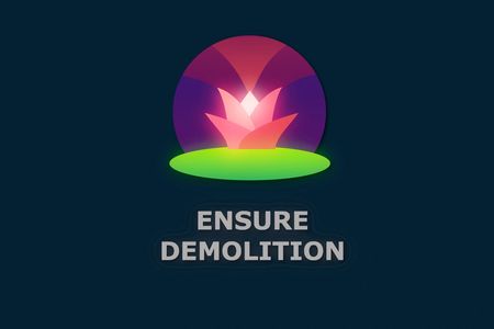 Ensure demolition logo