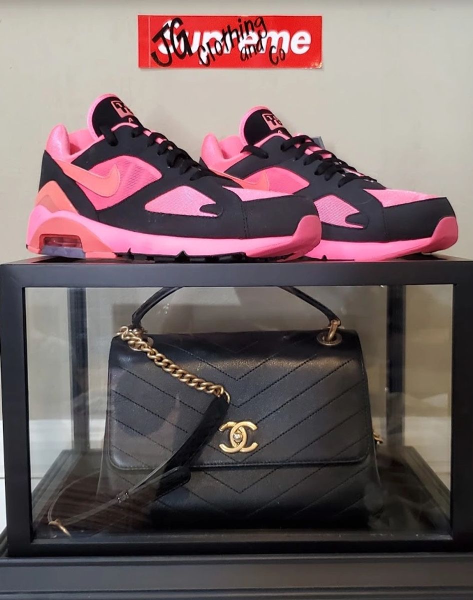 Nike Air Max 180 Comme des Garcons Black Pink - Size