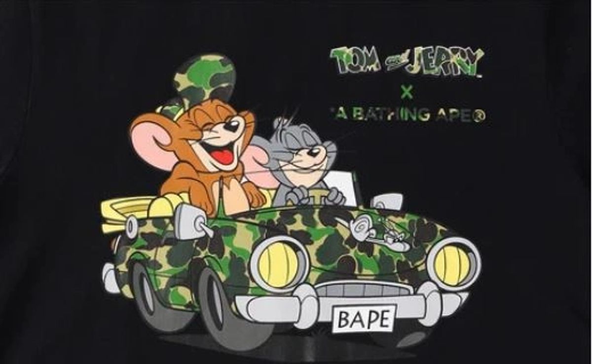 Bape X Tom And Jerry Cruising Tee Men S