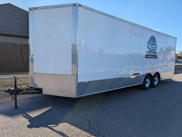 24' enclosed trailer ok trailer rentals