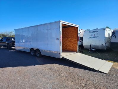 endlosed trailers for rent at ok trailer rentals