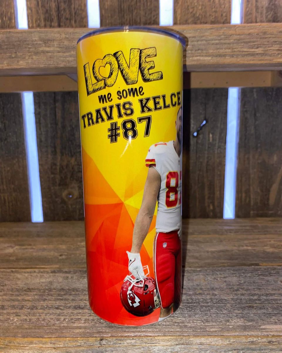 Travis Kelce is My Spirit Animal 30 oz Insulated Tumbler – Shut The Front  Door KC