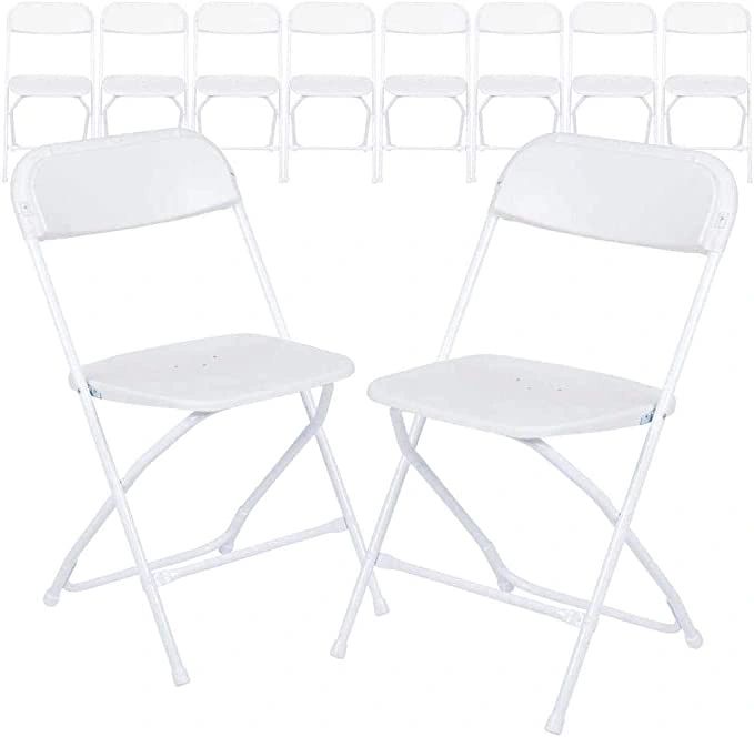 White Folding Plastic Chairs (Starting price is for 20 pieces)