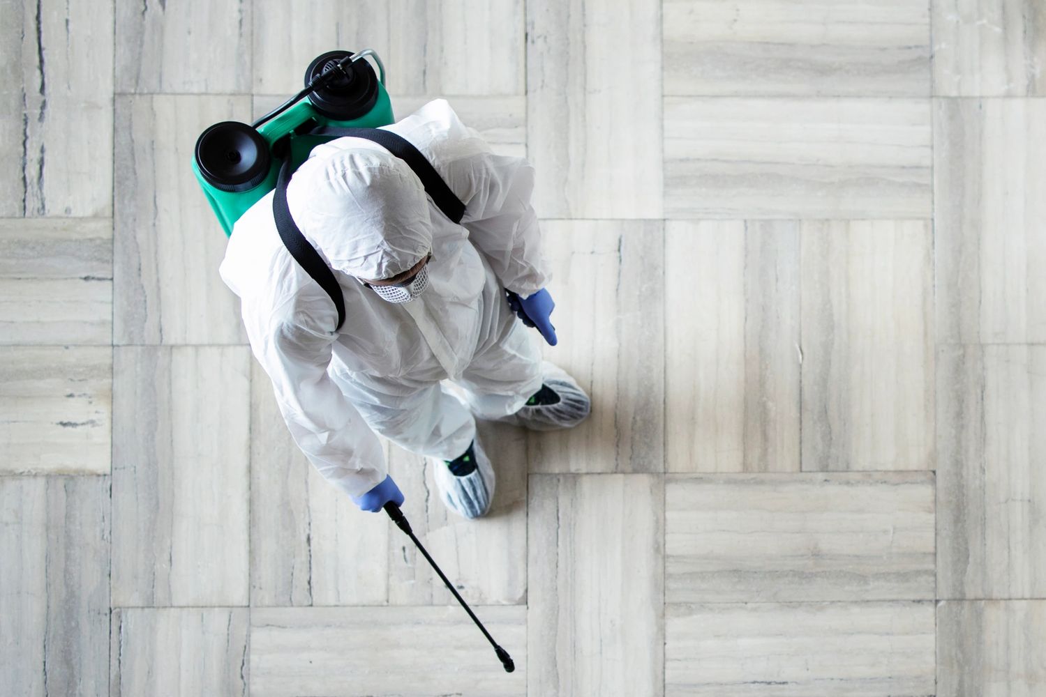 Pest control worker