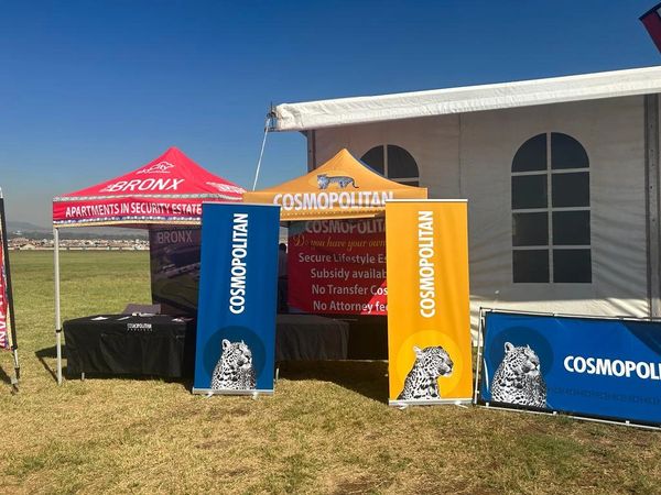 Branded Gazebo, Branded Pull-up banners & Outdoor Display