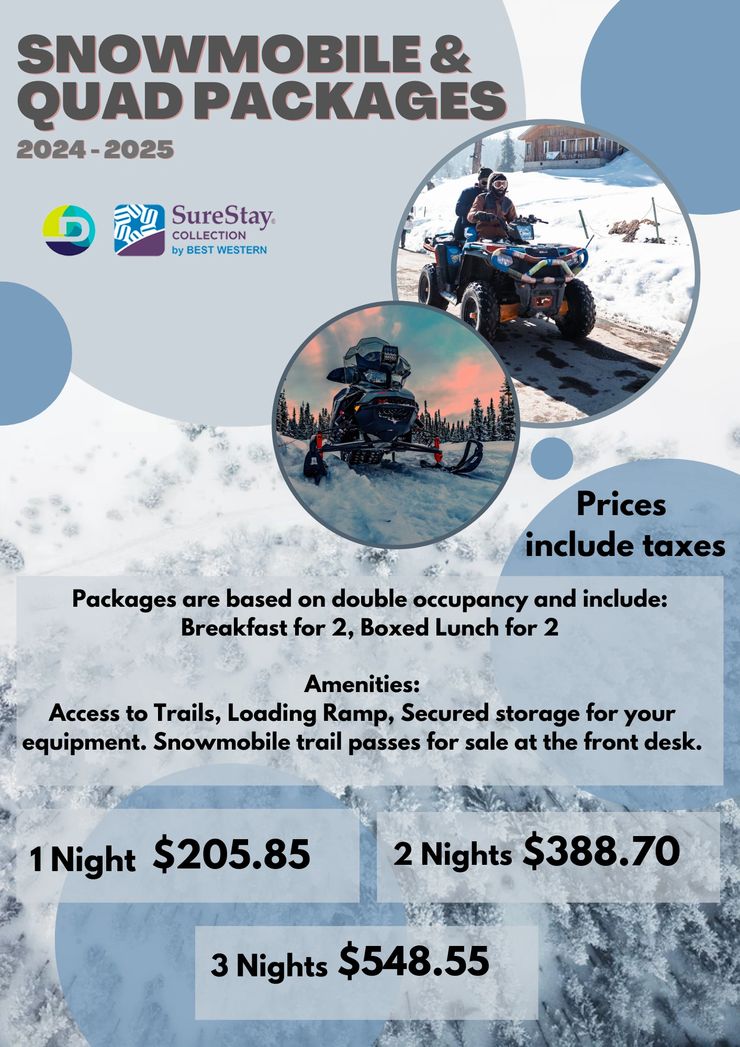 Danny's Hotel Snowmobile and Quad Package