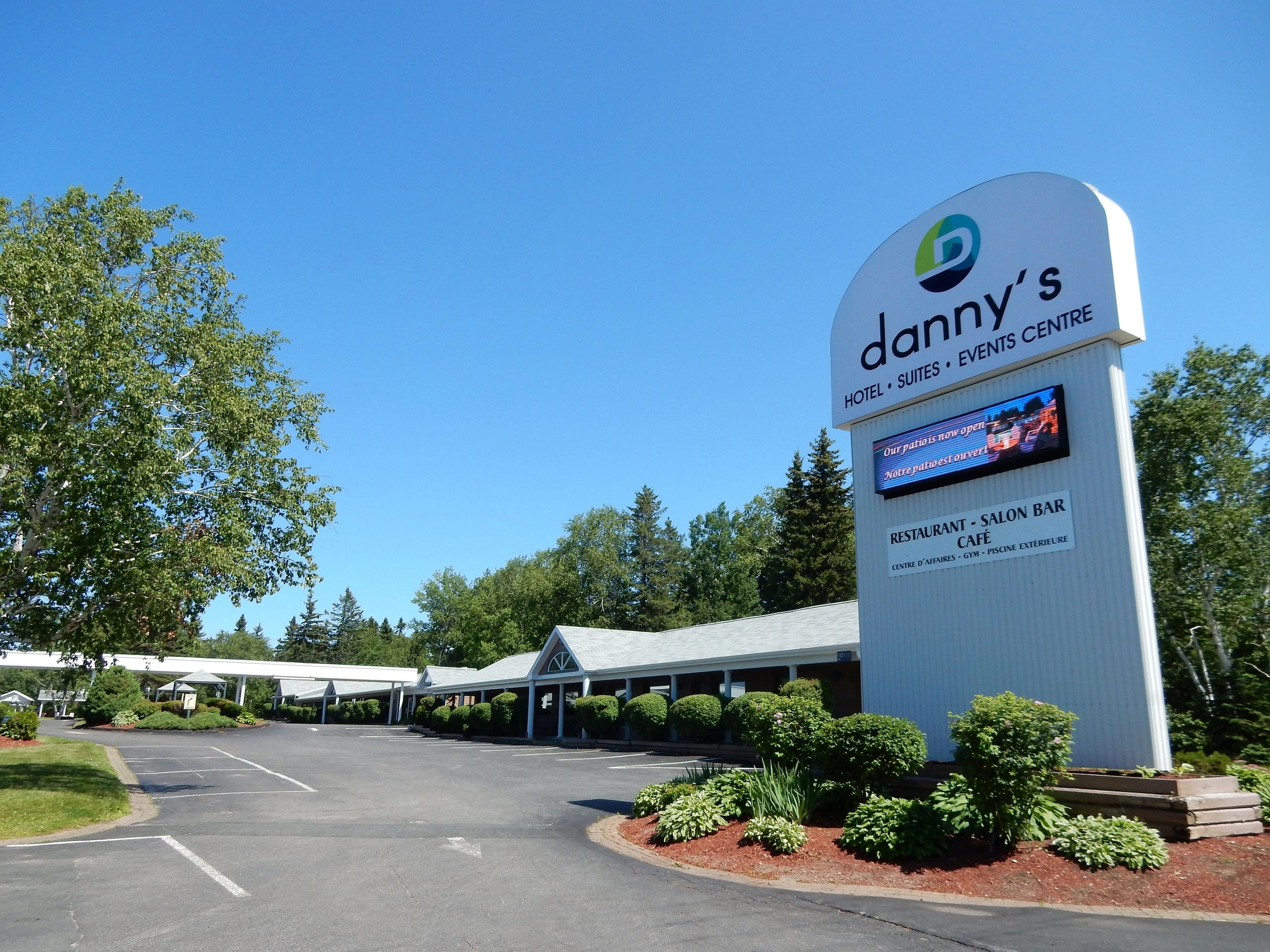 Danny's Hotel Main Entrance Sign