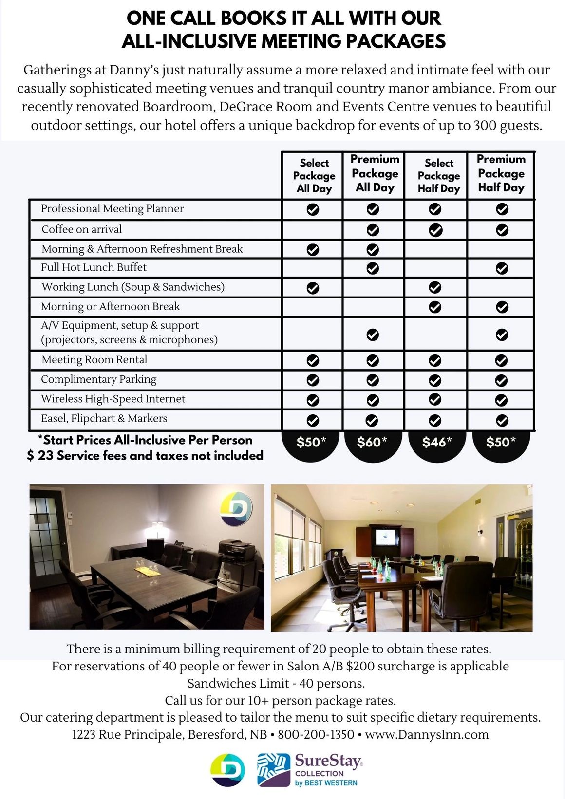 Meeting Room Packages