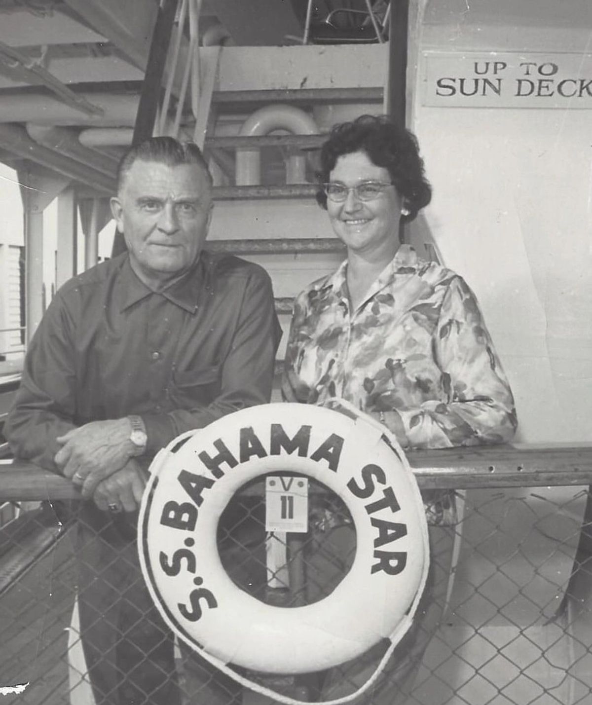 Danny and Adeline DeGrace history photograph