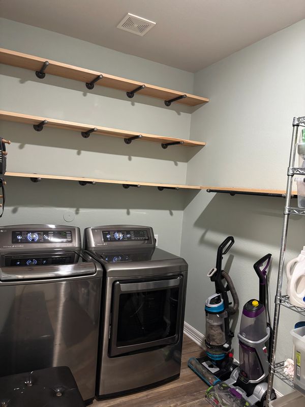 Laundry shelving