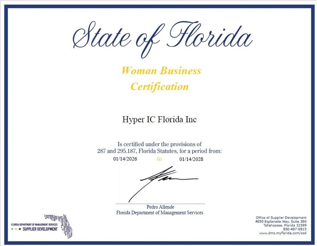 Womens Business Certification - State of Florida