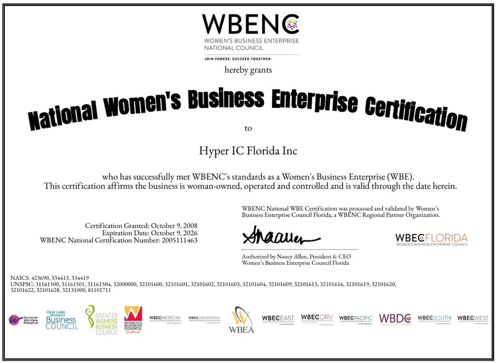 WBENC  National Women's Business Enterprise Certification  