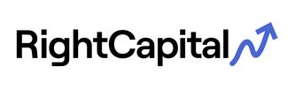 RightCapital logo with an upward blue arrow.