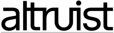 Logo of the word 'altruist' in black lowercase letters.