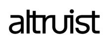 Logo with the word 'altruist' in black lowercase letters.