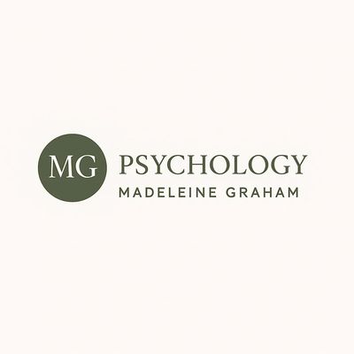 MG Psychology logo with Madeleine Graham's name.