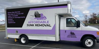 A truck for junk removal