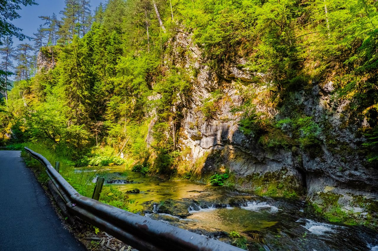 Trigrad Gorge, Rhodope, Mountains,rocks,river,cave
