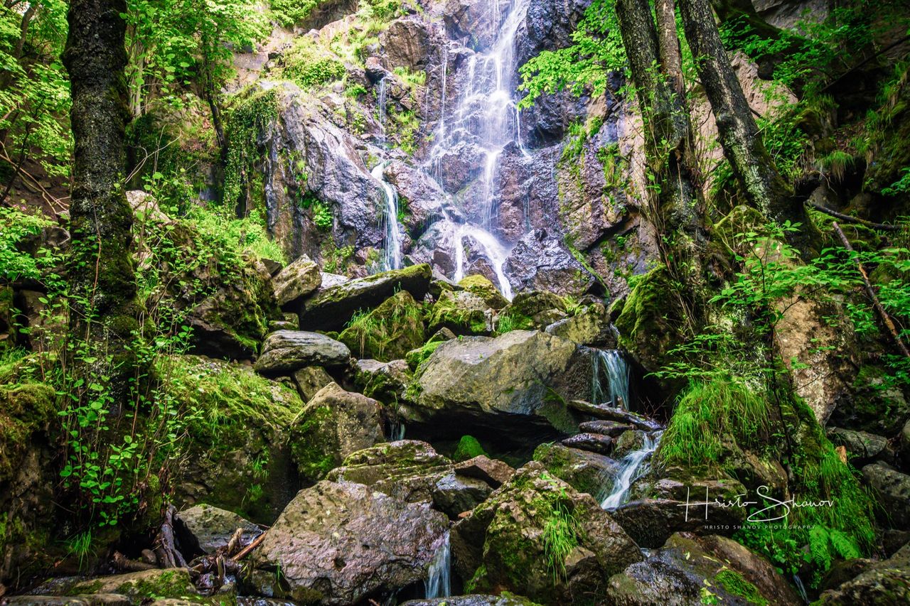 Samodivsko Praskalo located close to Smolyan in Bulgaria