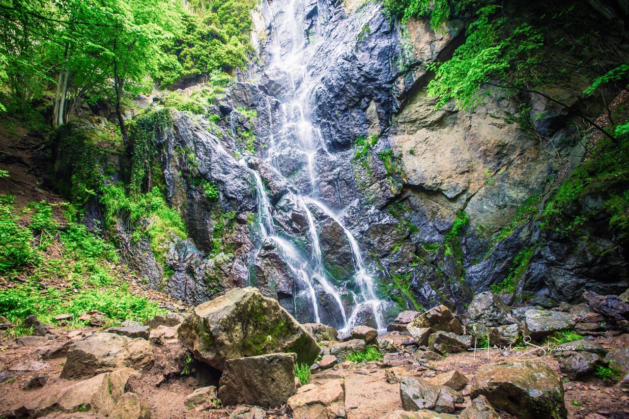 Samodivsko Praskalo located close to Smolyan in Bulgaria