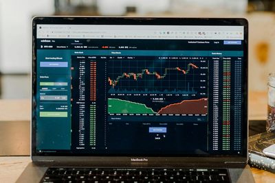 Computer showing extensive financial analysis for commercial real estate development.