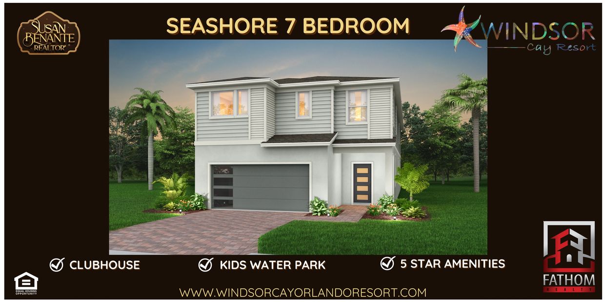 Windsor Cay Resort Orlando FL 7 bedroom pool homes for sale. Short term rental properties.