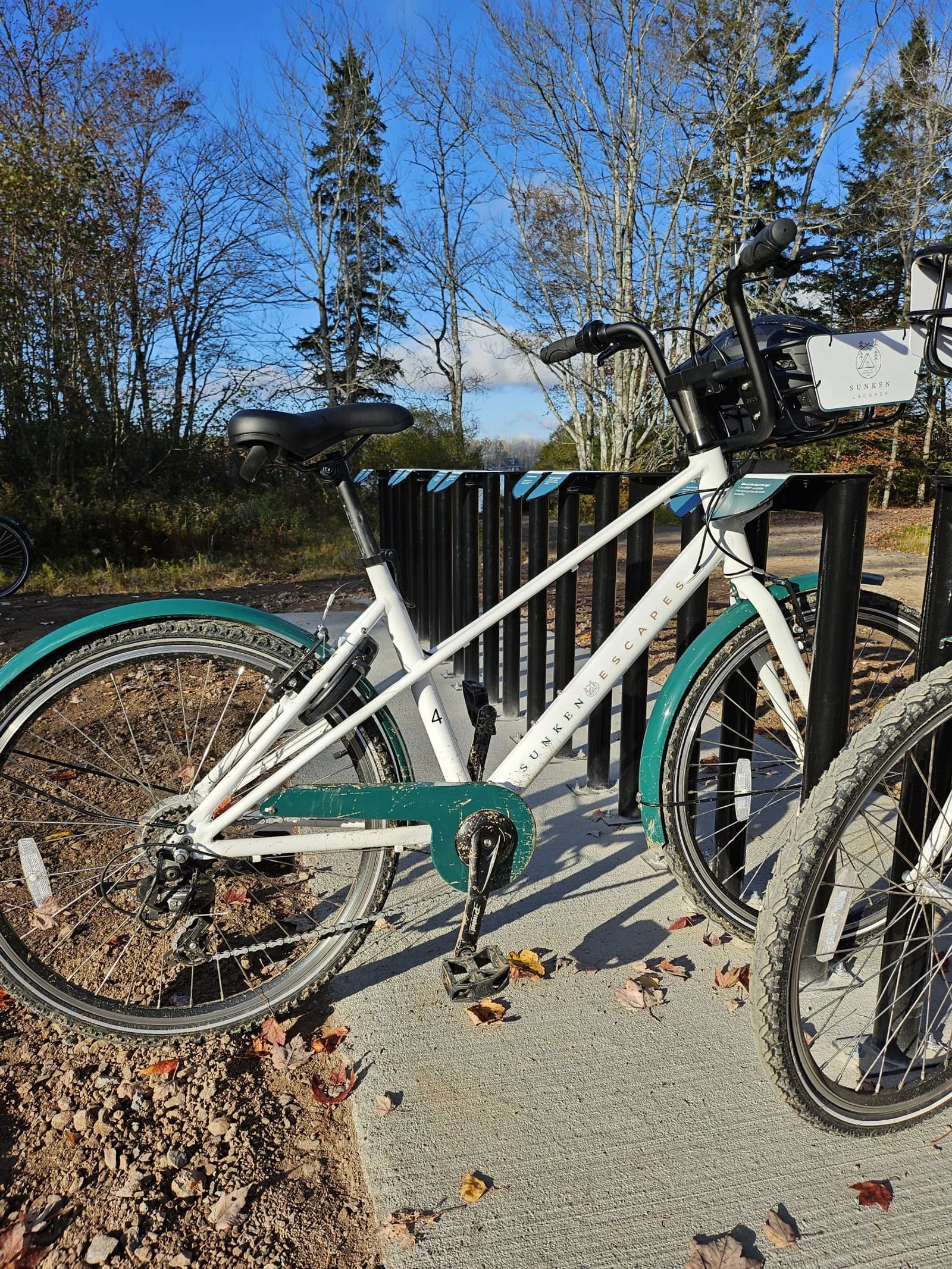 Branded 7-speed bikes at Sunken Escapes