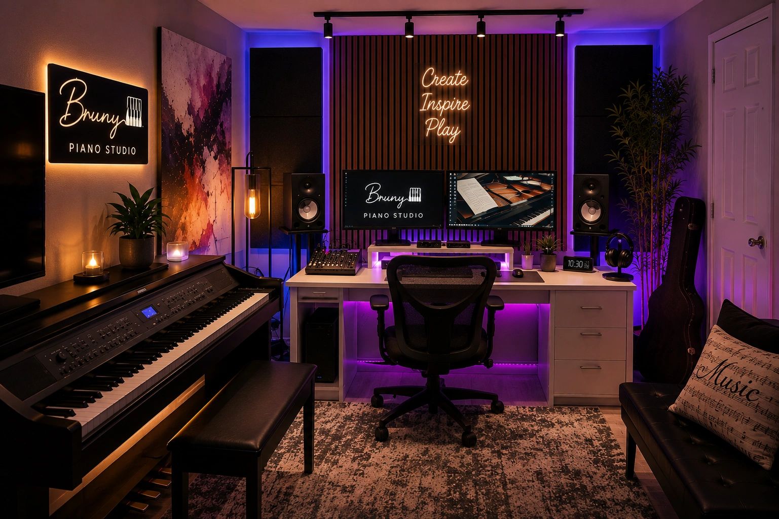Welcome to my fully equipped virtual piano studio