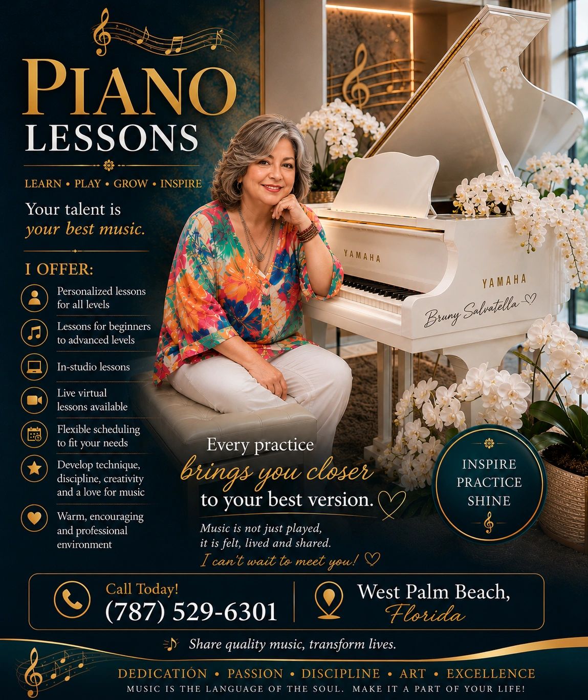 Welcome to my fully equipped virtual piano studio