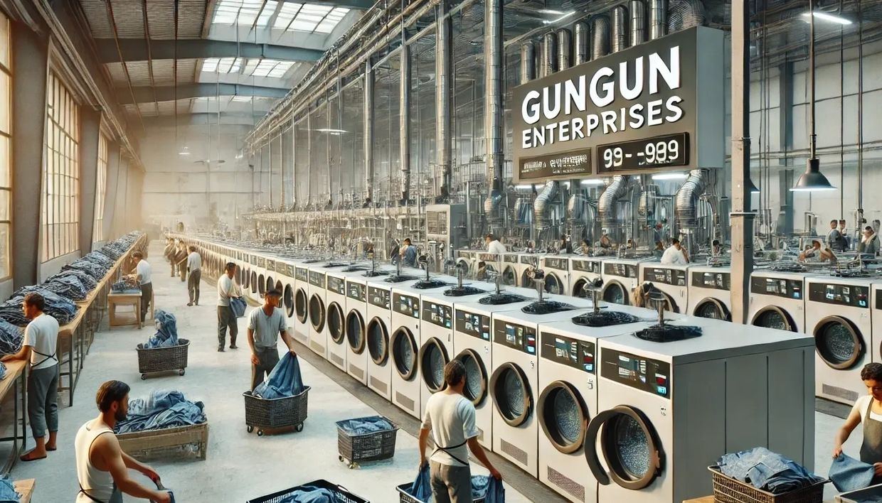 Factory image created by AI described by an employee at Gun Gun enterprises