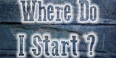 Text on wood background says 'Where Do I Start ?'