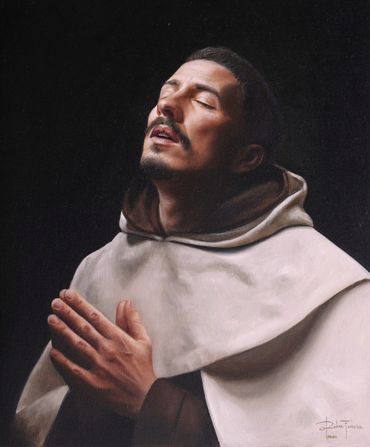 Saint John of the Cross. 
"Friar John finds the Beloved"
Oil on Linen. 
Copyrights