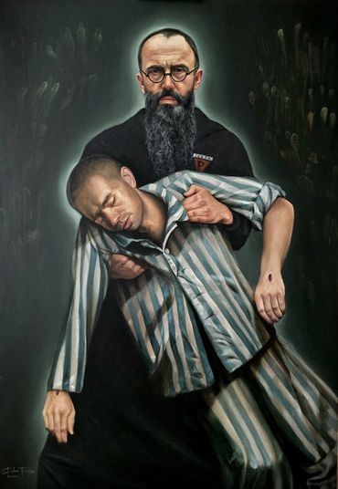 Saint Maximilian Kolbe
Oil on canvas