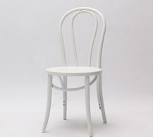 White Bentwood Chair