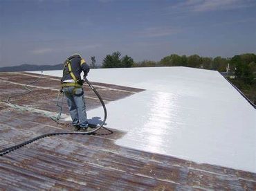 Silicone Roofing System over metal roof
