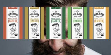 Beard Oil - Jojoba is the perfect oil for beard maintenance. Softens and moisturizes