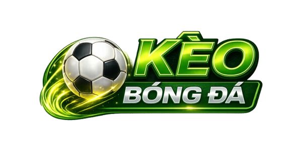 Logo featuring a soccer ball and the text 'Kèo Bóng Đá' in green and silver.