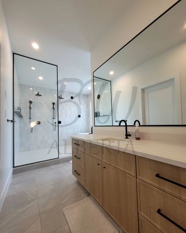 Custom mirror installation Edmonton