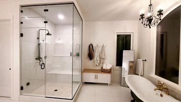 Custom shower installation Edmonton