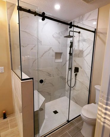 Custom shower installation Edmonton