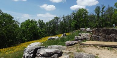 Dowdell's Knob in
Franklin D. Roosevelt State Park, located in Pine Mountain, Georgia