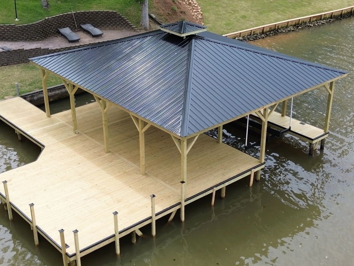 Oconee Sinclair Solutions Custom Boathouse Builder Lake Sinclair