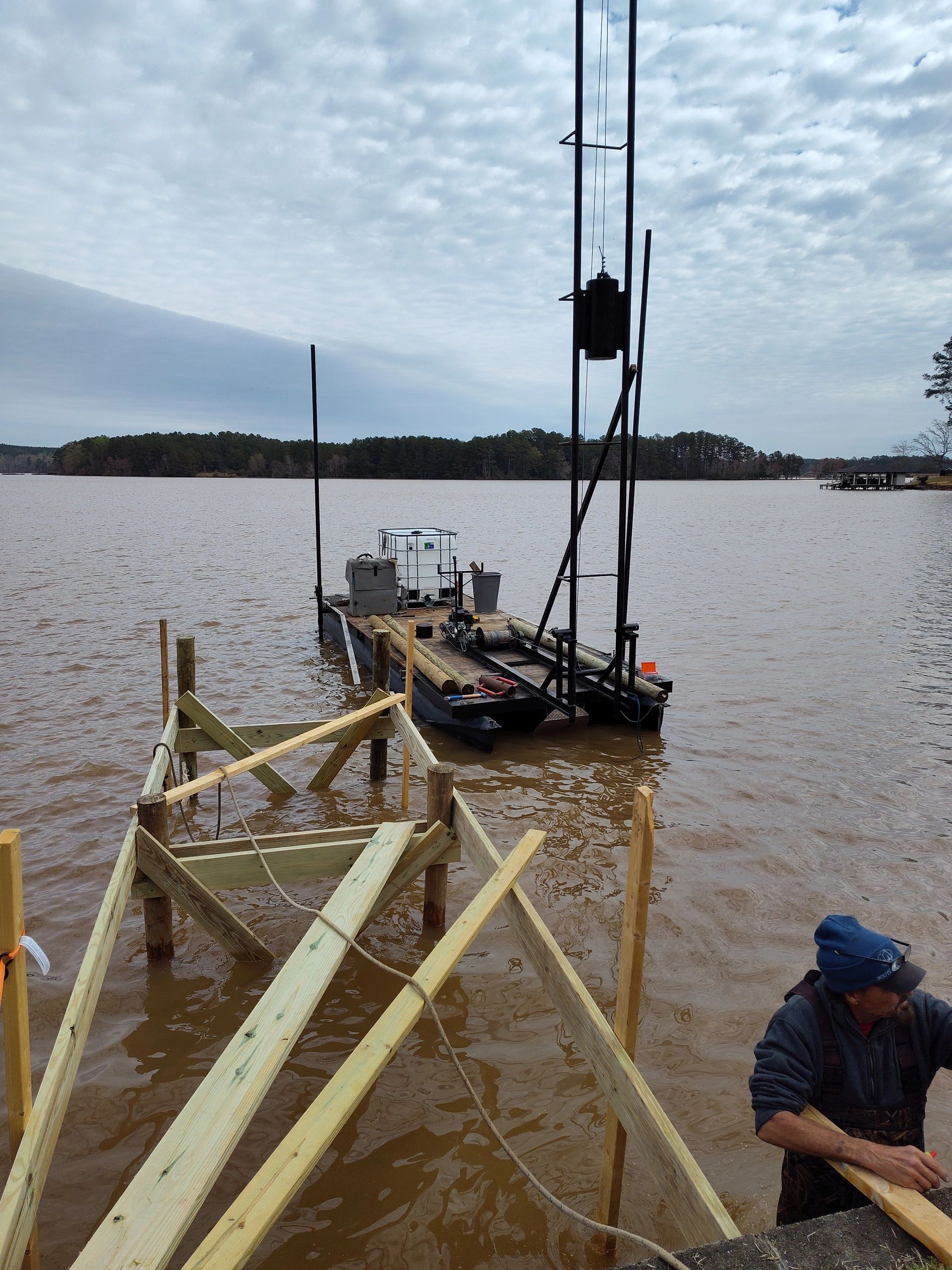 How Deep Should Dock Pilings Be?