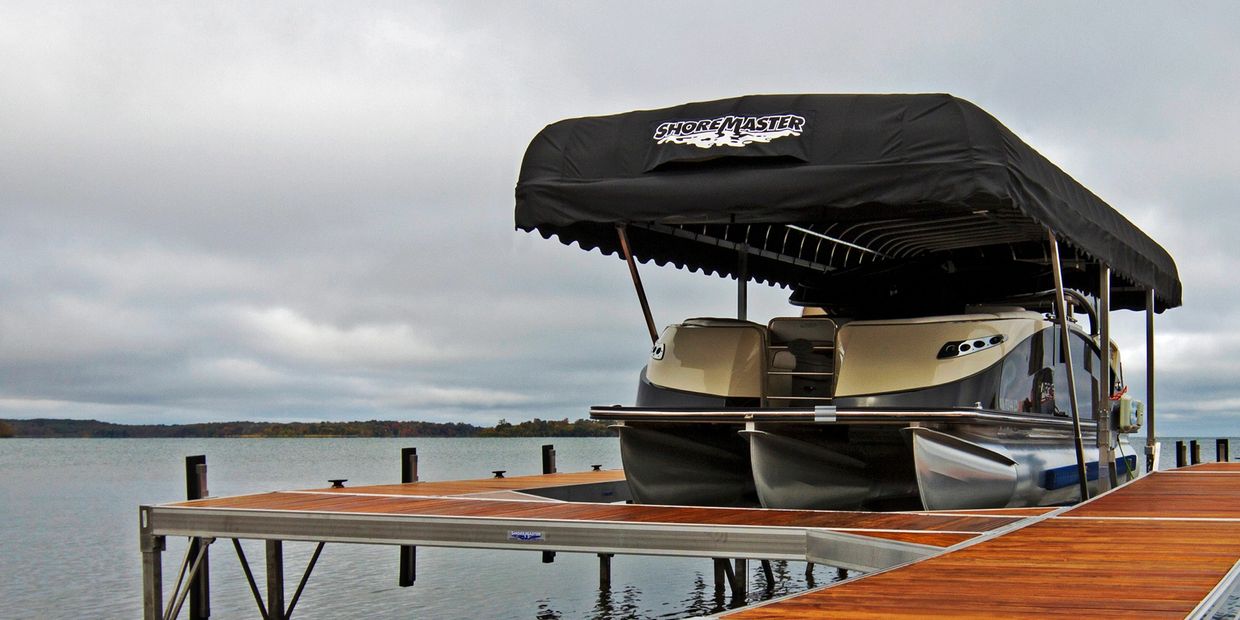 Lake Oconee Boat Lift Installation